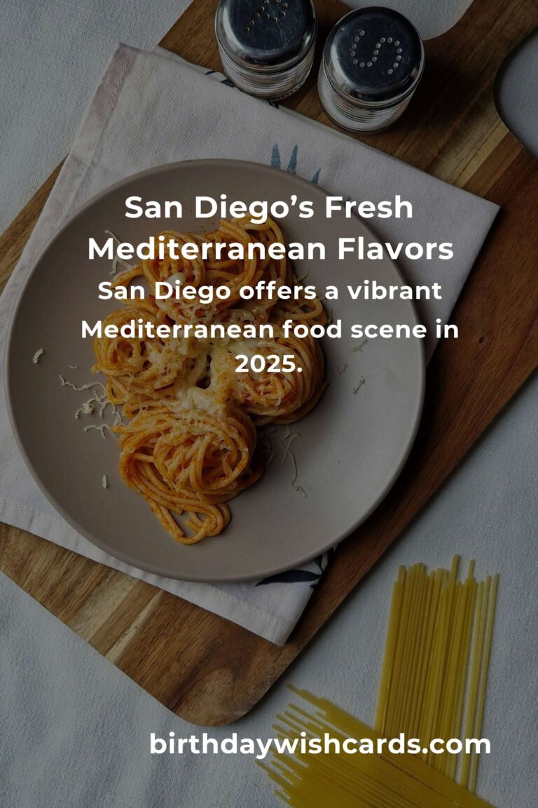Discover the Best Mediterranean Diet in San Diego for 2025: Nourish Your Body and Soul
