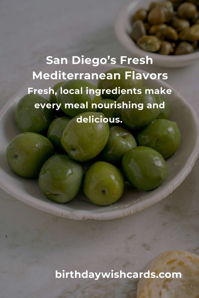 Discover the Best Mediterranean Diet in San Diego for 2025: Nourish Your Body and Soul