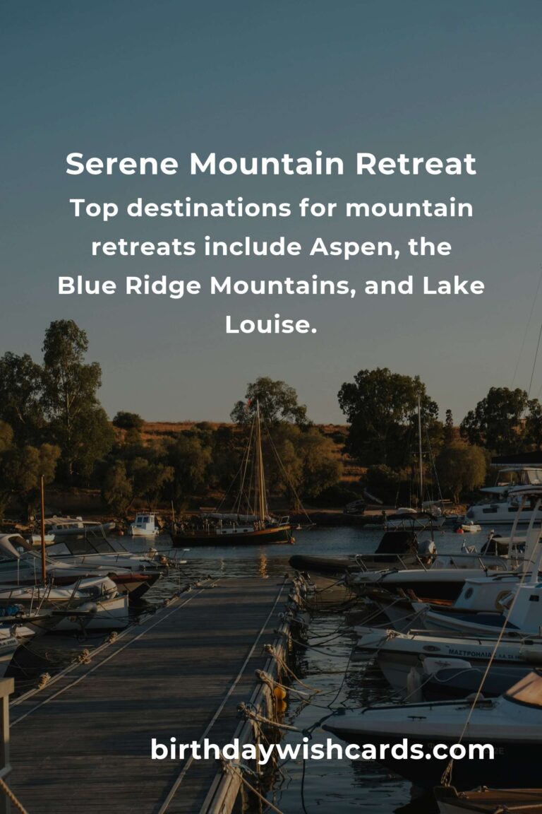 Discover the Best Mountain Retreats for Seniors in 2025
