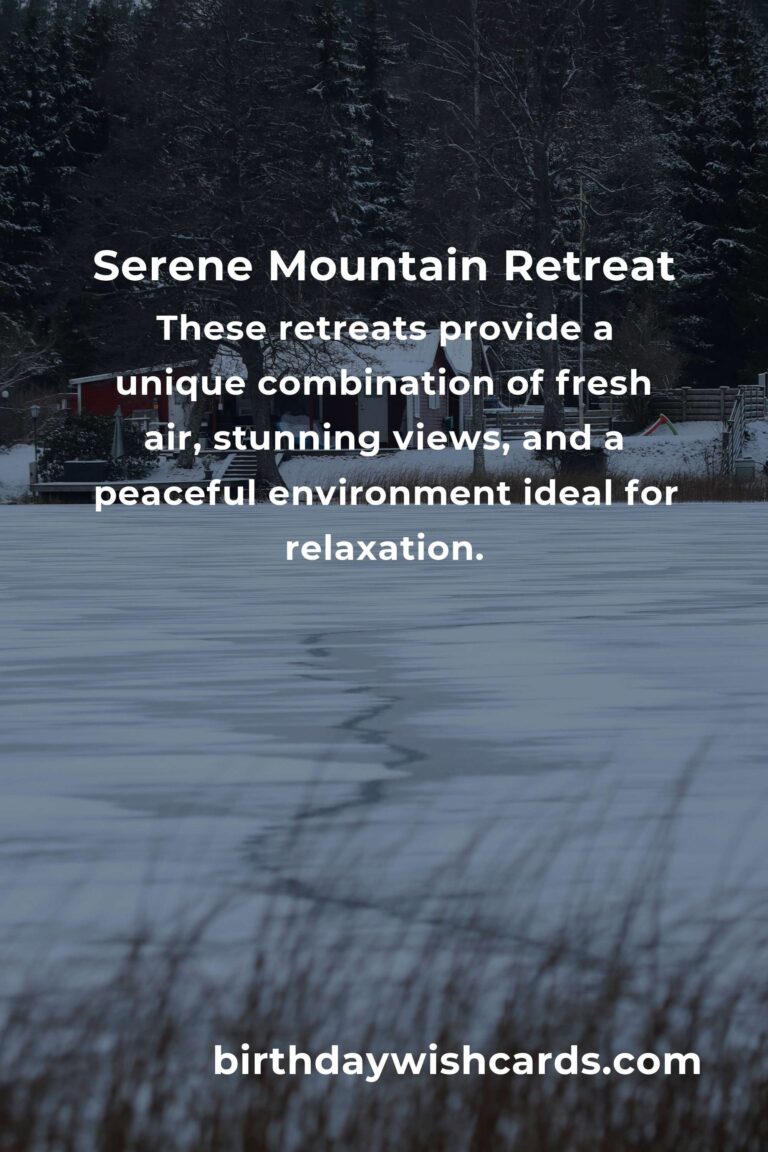 Discover the Best Mountain Retreats for Seniors in 2025