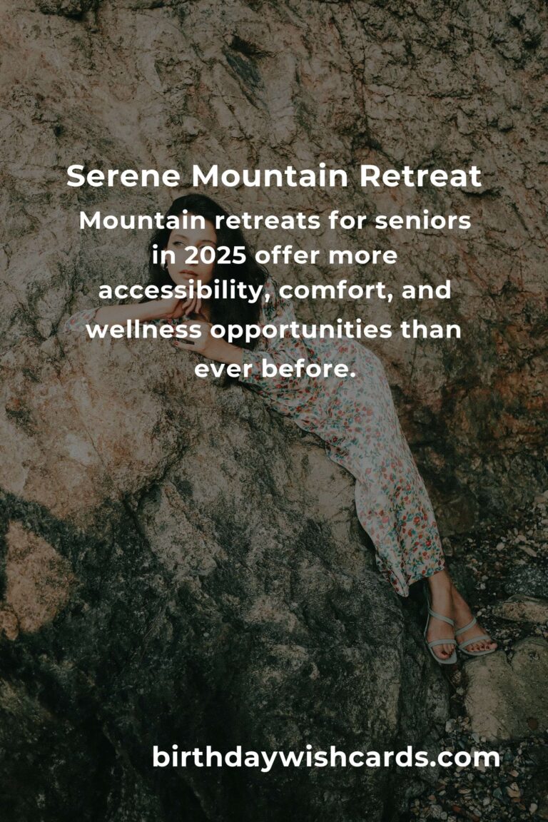 Discover the Best Mountain Retreats for Seniors in 2025