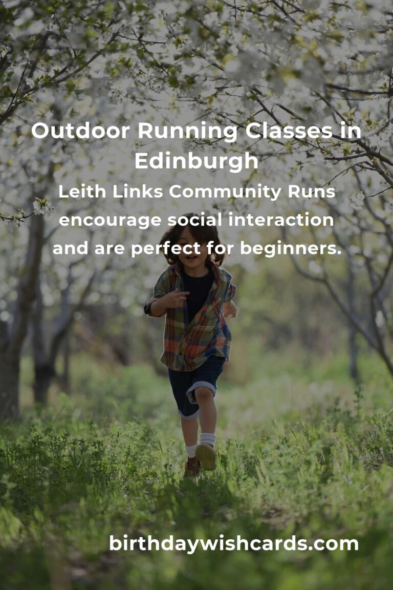Discover the Best Outdoor Running Classes in Edinburgh for 2025