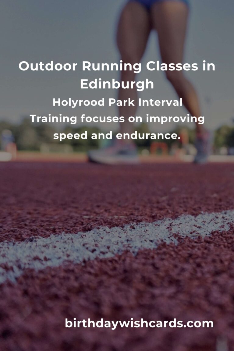 Discover the Best Outdoor Running Classes in Edinburgh for 2025