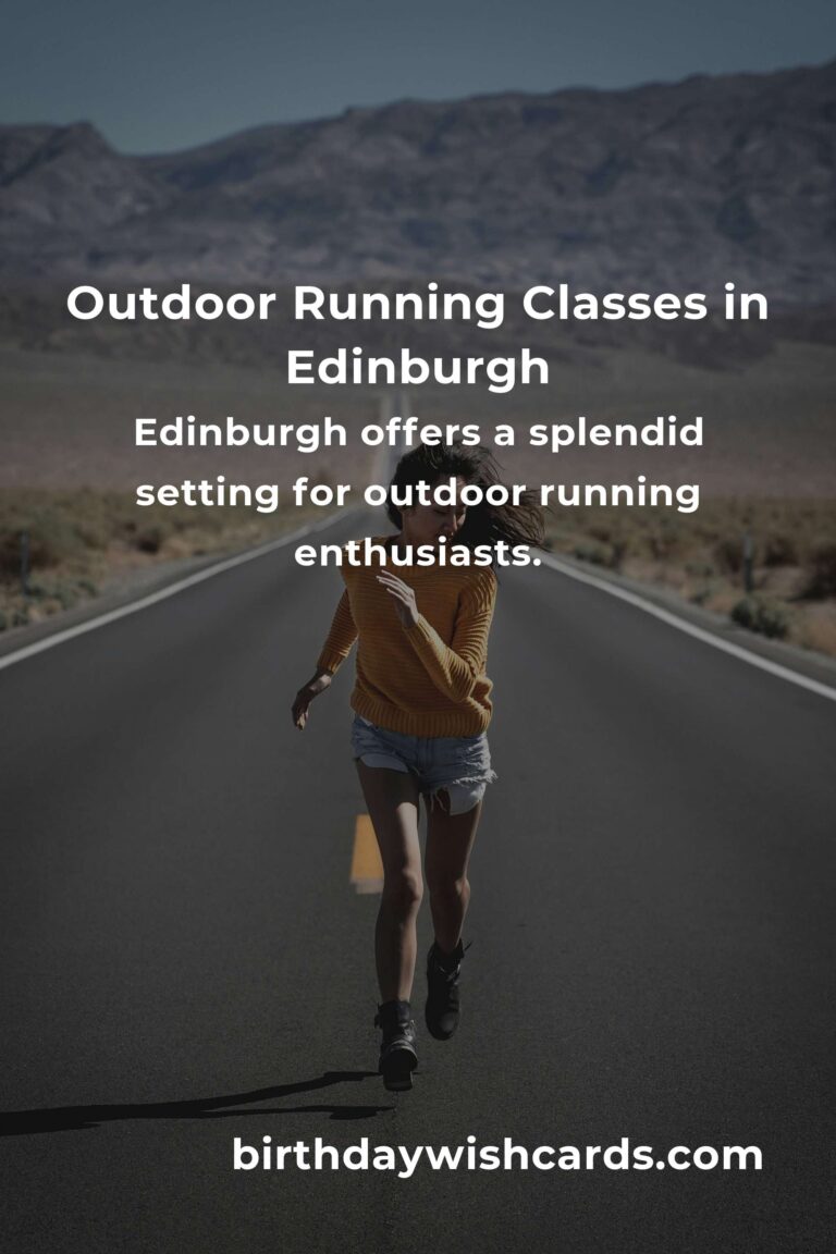 Discover the Best Outdoor Running Classes in Edinburgh for 2025