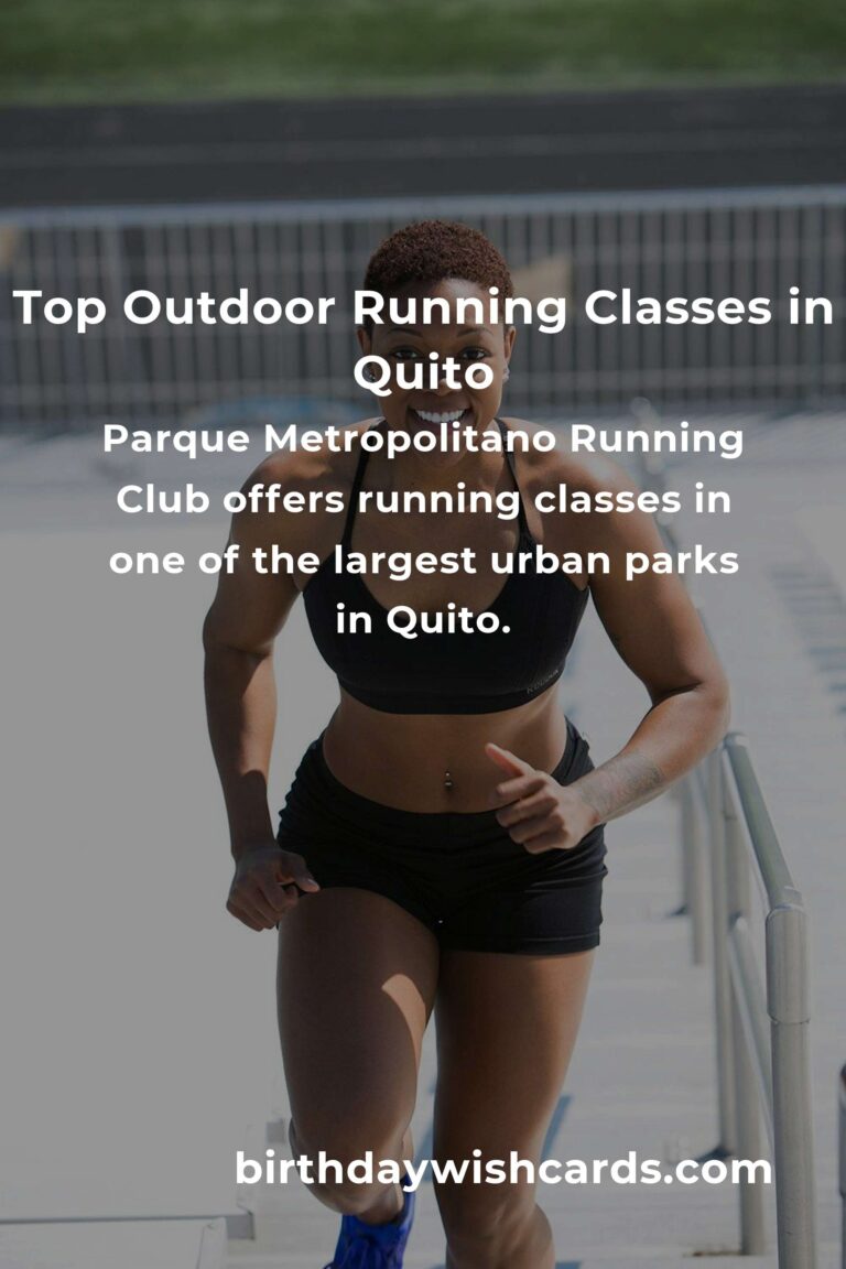 Discover the Best Outdoor Running Classes in Quito for 2025