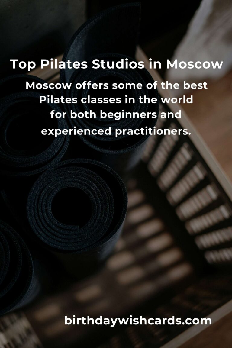 Discover the Best Pilates Classes in Moscow for 2025