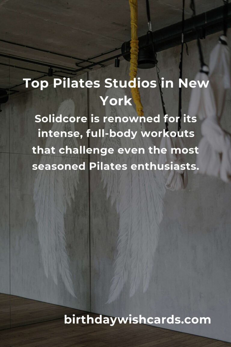 Discover the Best Pilates Classes in New York for 2025