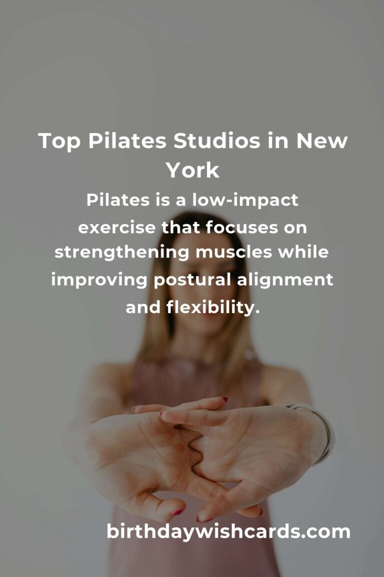 Discover the Best Pilates Classes in New York for 2025