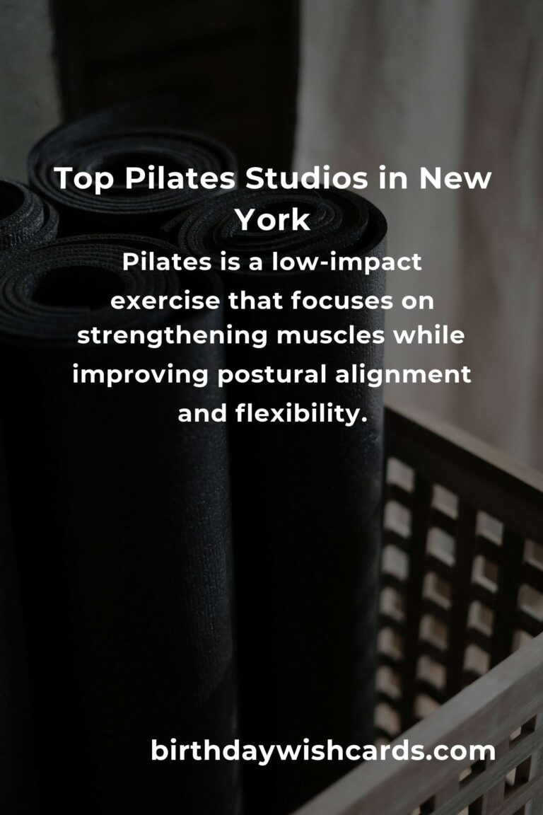 Discover the Best Pilates Classes in New York for 2025