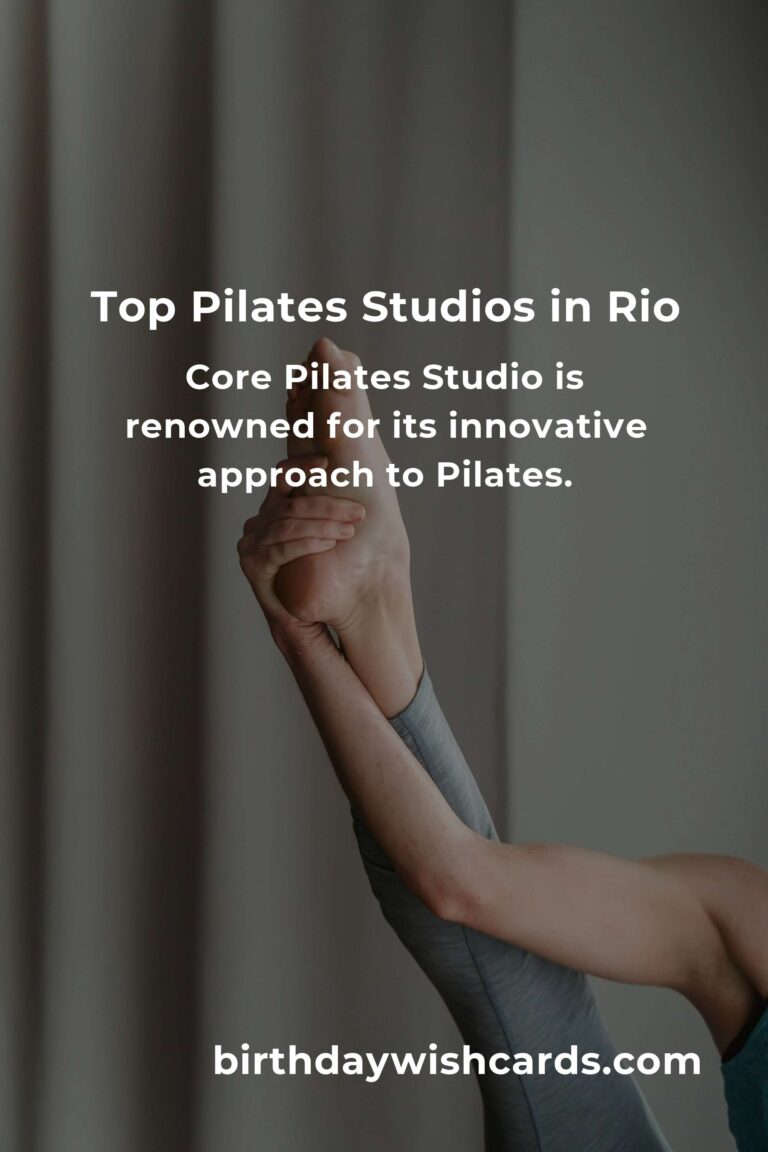 Discover the Best Pilates Classes in Rio de Janeiro for 2025