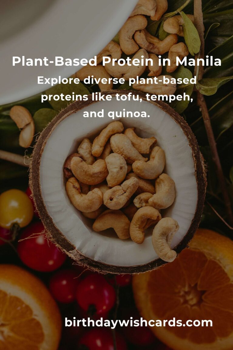 Discover the Best Plant-Based Protein in Manila: Nourish Your Body & Soul in 2025