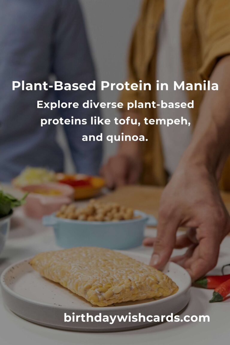 Discover the Best Plant-Based Protein in Manila: Nourish Your Body & Soul in 2025