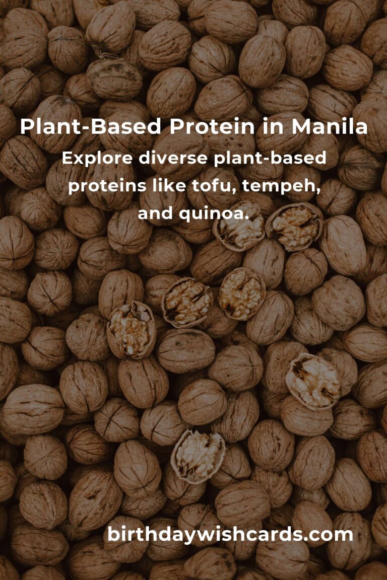 Discover the Best Plant-Based Protein in Manila: Nourish Your Body & Soul in 2025