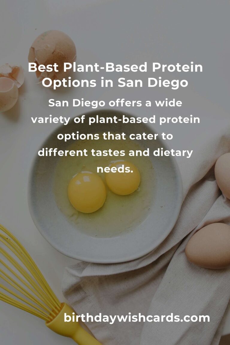 Discover the Best Plant-Based Protein in San Diego for 2025
