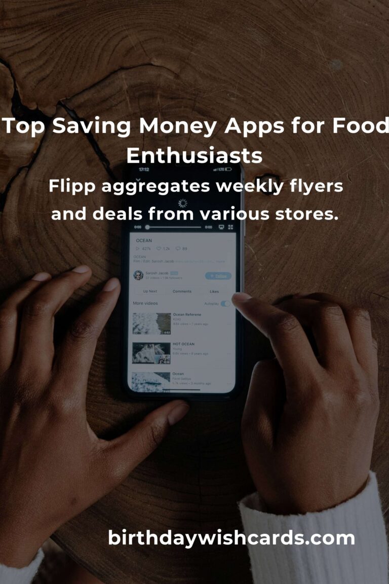 Discover the Best Saving Money Apps for Food Lovers