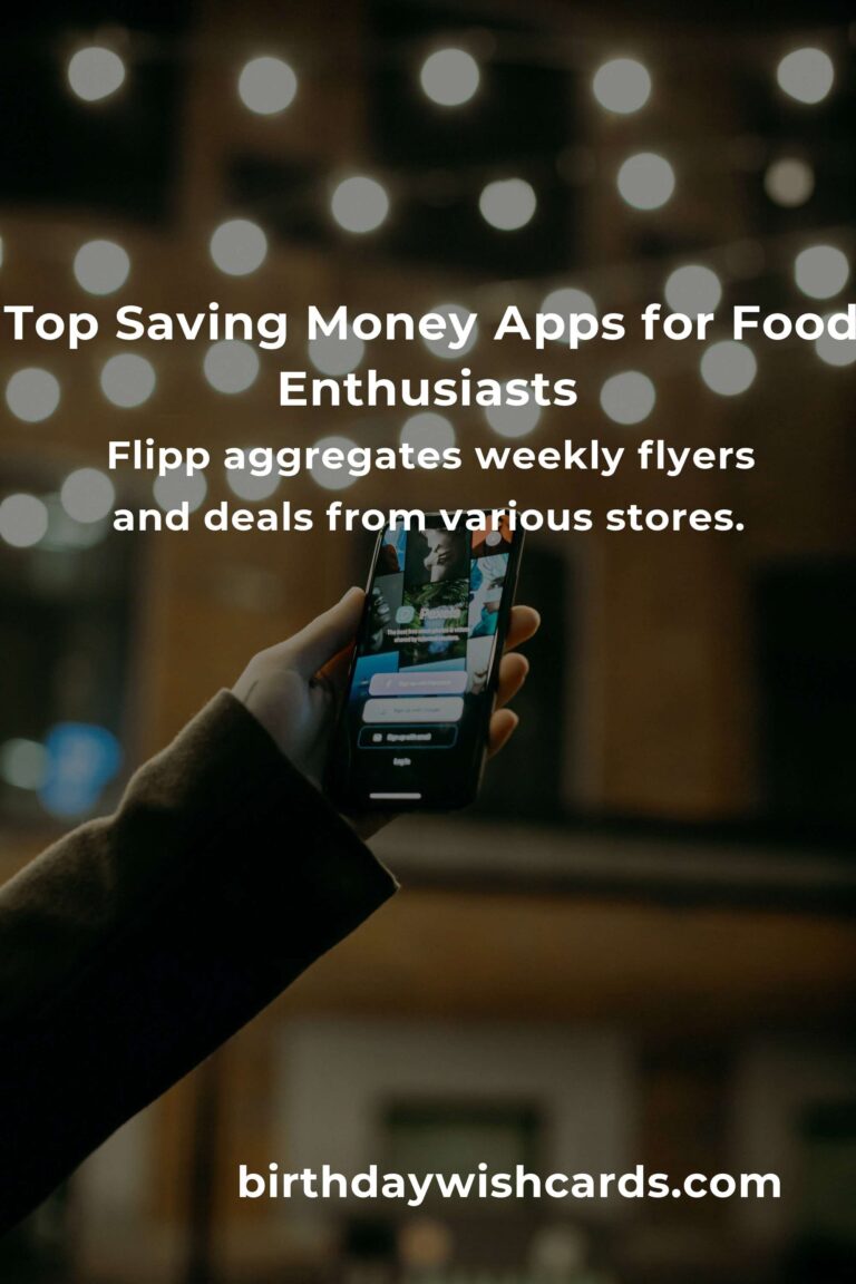 Discover the Best Saving Money Apps for Food Lovers