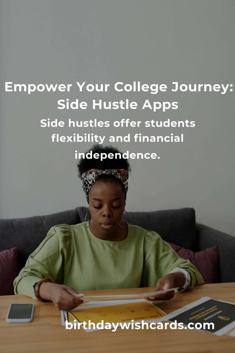 Discover the Best Side Hustle Apps for College Students: Balance, Earn, and Thrive