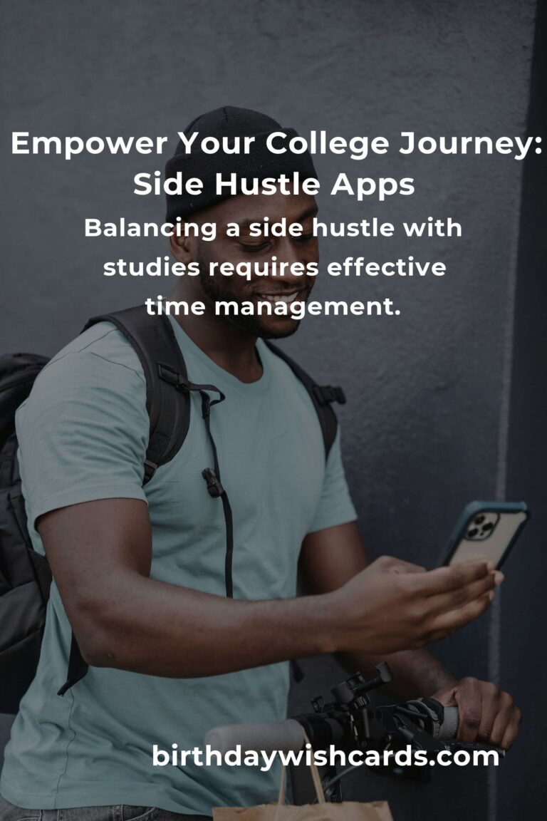Discover the Best Side Hustle Apps for College Students: Balance, Earn, and Thrive