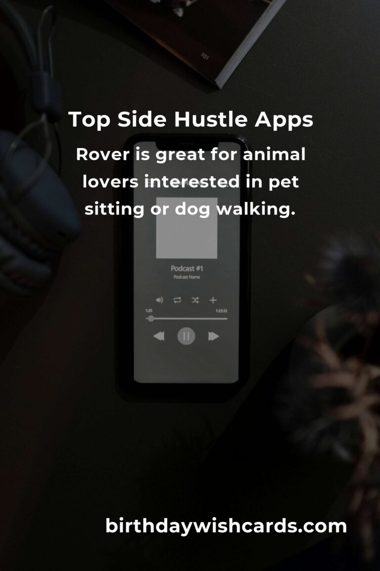 Discover the Best Side Hustle Apps for Empty Nesters