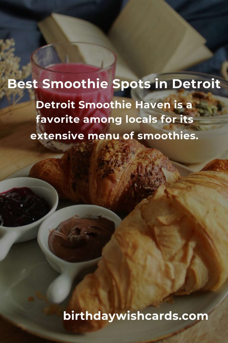 Discover the Best Smoothie Recipes in Detroit for 2025