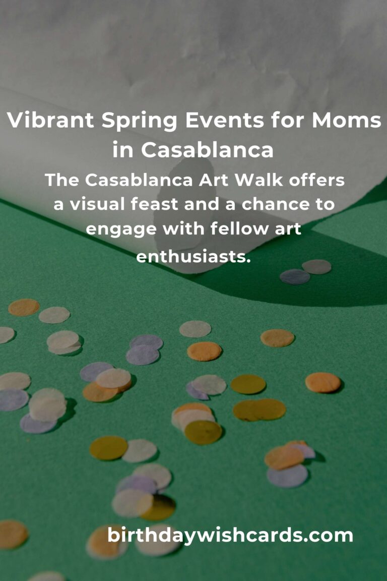 Discover the Best Spring Events in Casablanca for Working Moms: A Guide to Balancing Joy and Responsibilities