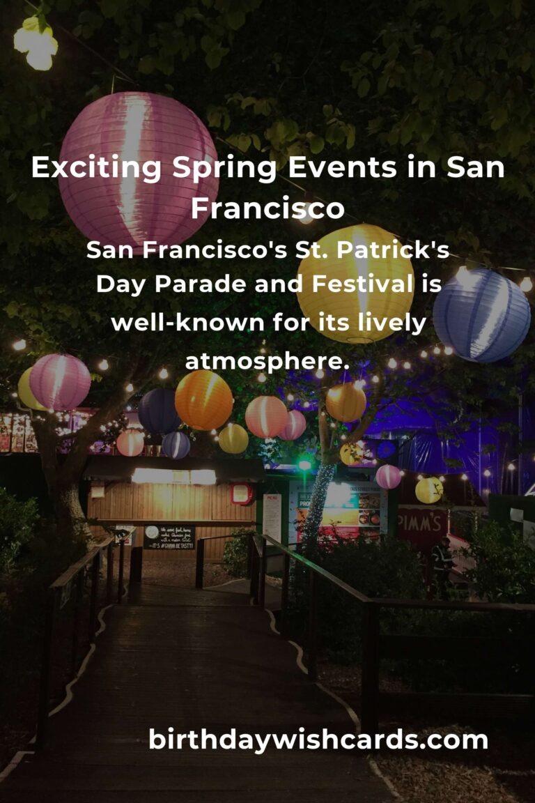 Discover the Best Spring Events in San Francisco for Young Adults