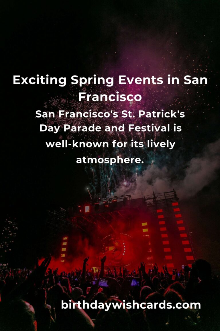 Discover the Best Spring Events in San Francisco for Young Adults