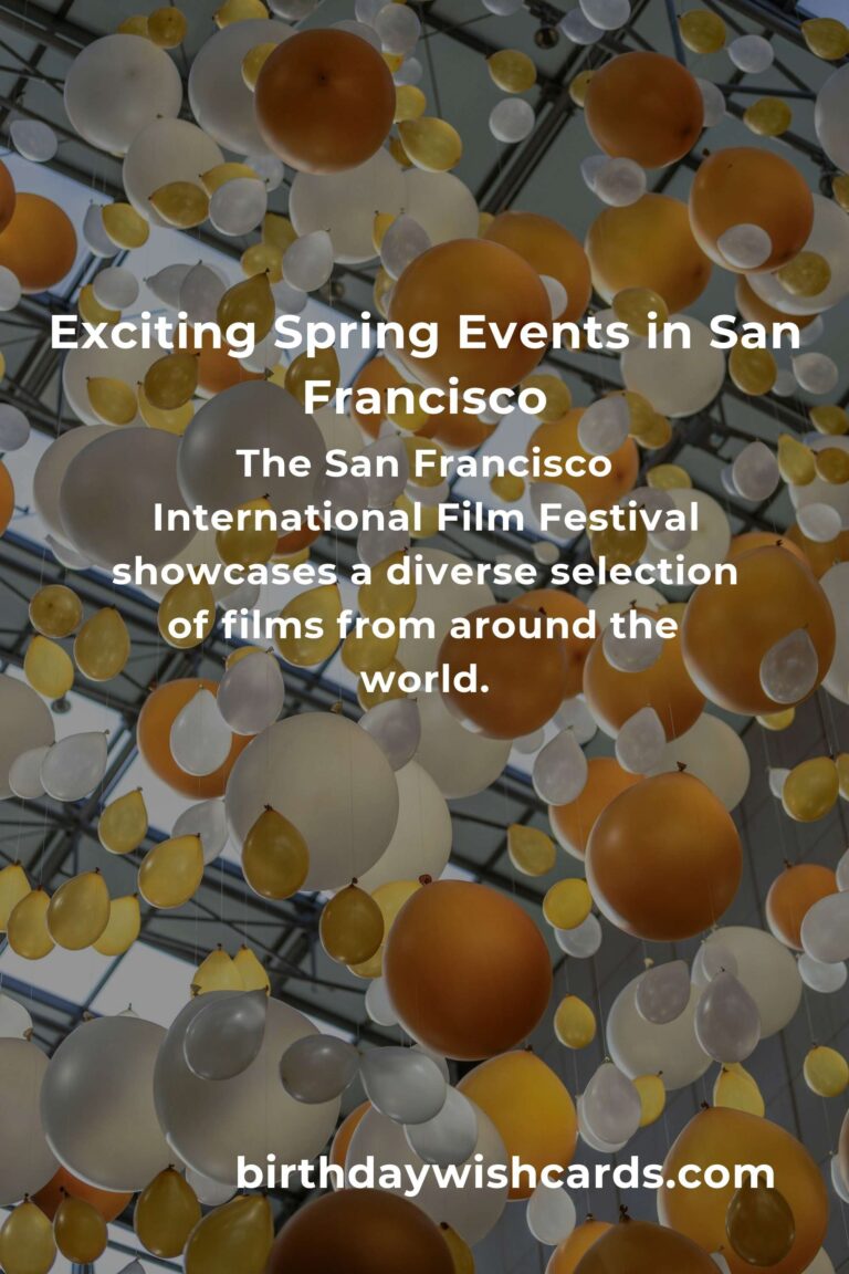 Discover the Best Spring Events in San Francisco for Young Adults