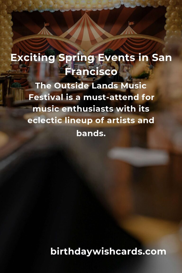Discover the Best Spring Events in San Francisco for Young Adults