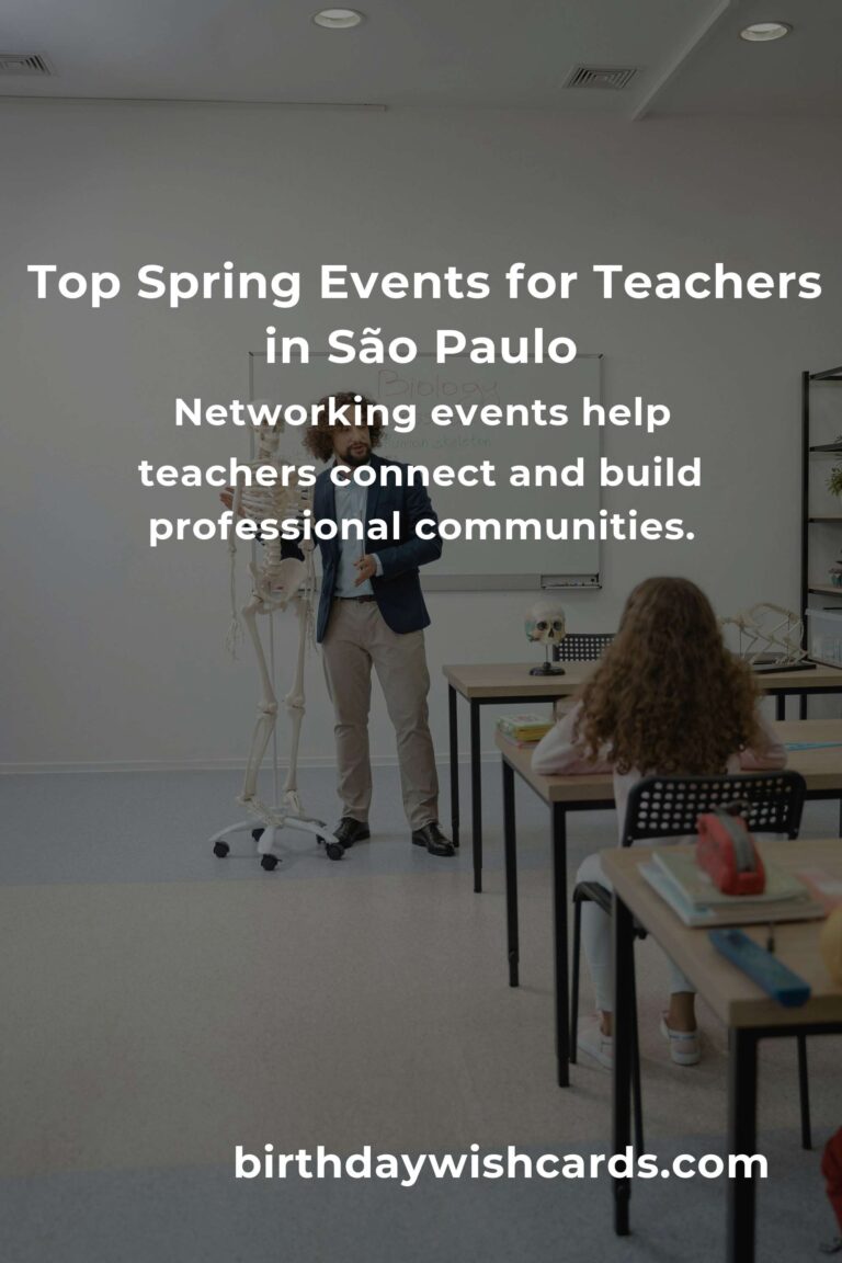 Discover the Best Spring Events in São Paulo for Teachers