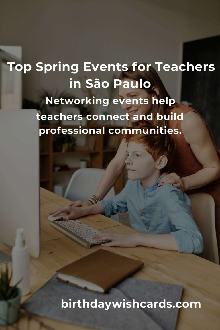 Discover the Best Spring Events in São Paulo for Teachers