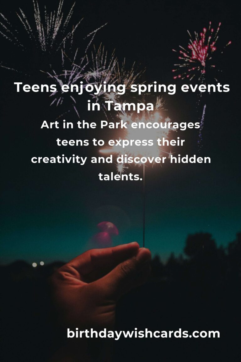 Discover the Best Spring Events in Tampa for Teens: A Guide to Fun and Connection