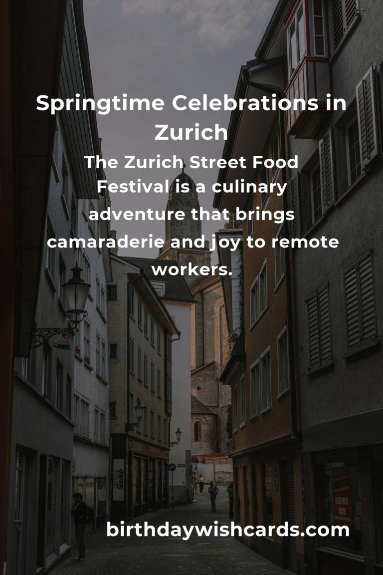 Discover the Best Spring Events in Zurich: A Remote Worker’s Guide to Connection and Inspiration