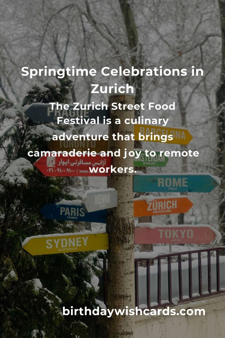 Discover the Best Spring Events in Zurich: A Remote Worker's Guide to Connection and Inspiration