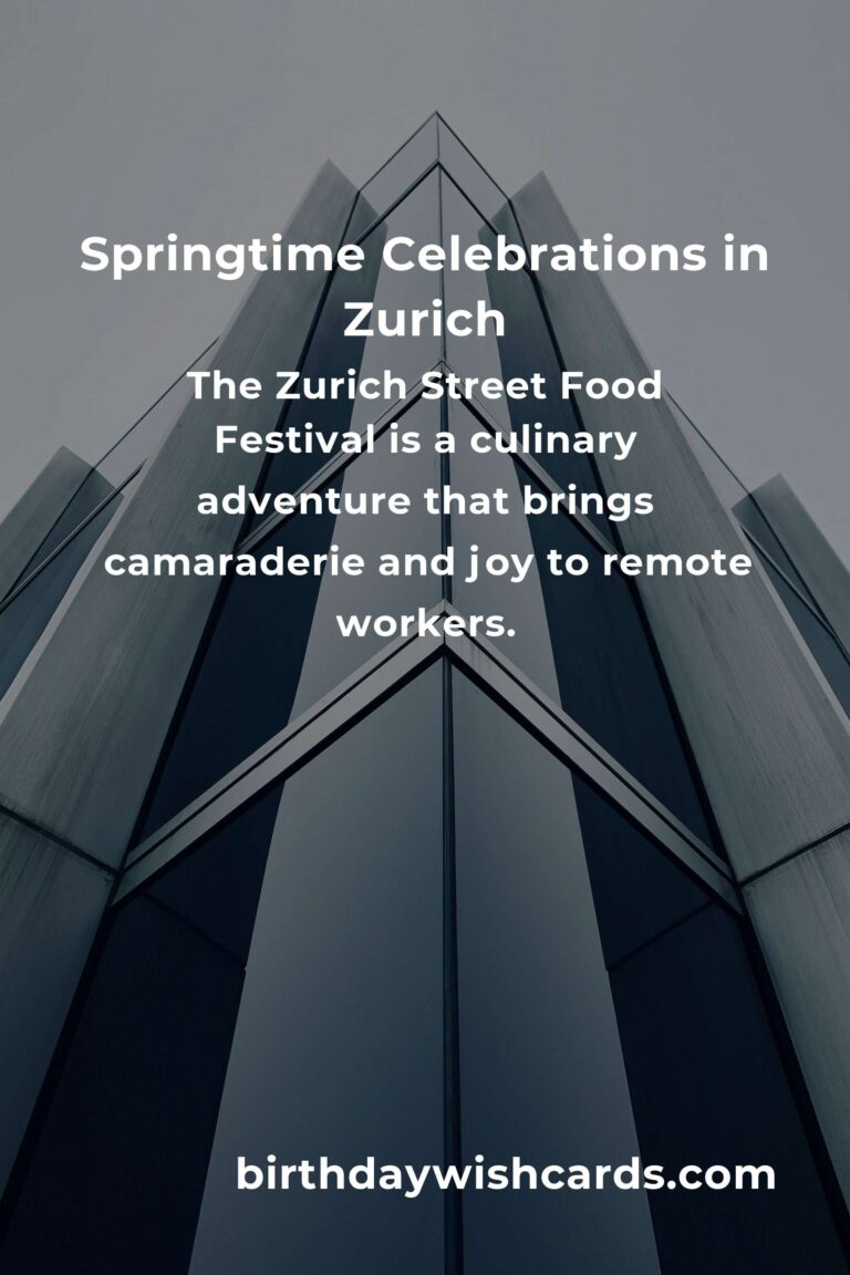 Discover the Best Spring Events in Zurich: A Remote Worker's Guide to Connection and Inspiration