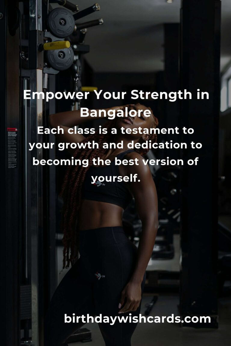 Discover the Best Strength Training Classes in Bangalore for 2025: Empower Your Body and Soul