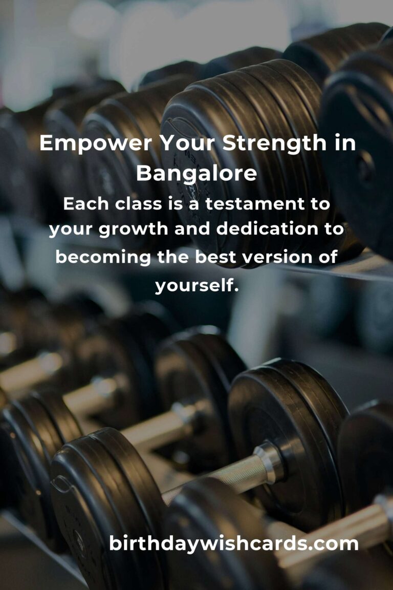 Discover the Best Strength Training Classes in Bangalore for 2025: Empower Your Body and Soul