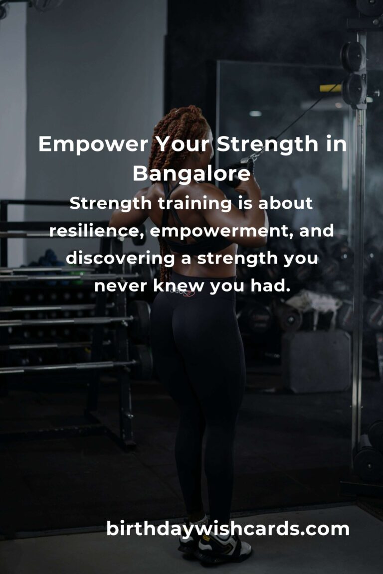 Discover the Best Strength Training Classes in Bangalore for 2025: Empower Your Body and Soul