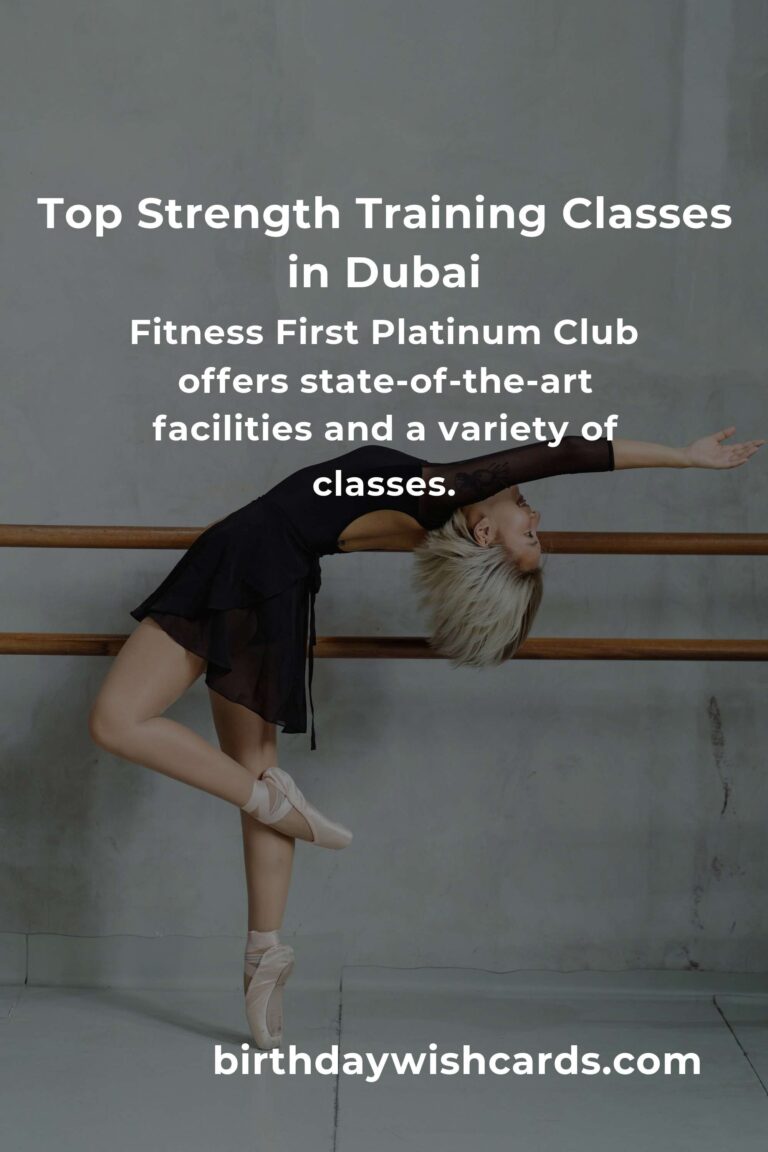 Discover the Best Strength Training Classes in Dubai for Optimal Results