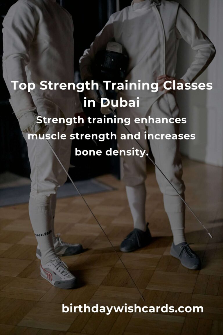 Discover the Best Strength Training Classes in Dubai for Optimal Results