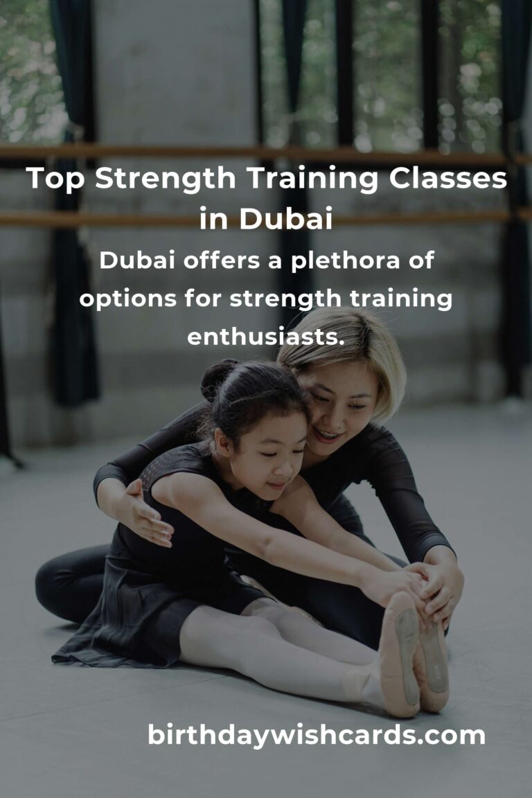 Discover the Best Strength Training Classes in Dubai for Optimal Results