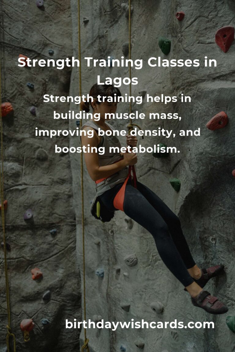 Discover the Best Strength Training Classes in Lagos for 2025