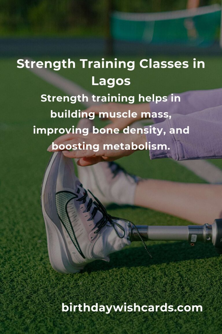 Discover the Best Strength Training Classes in Lagos for 2025