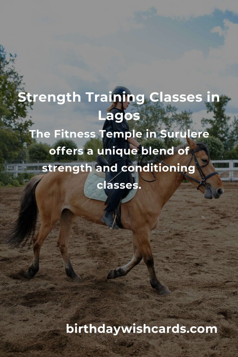 Discover the Best Strength Training Classes in Lagos for 2025