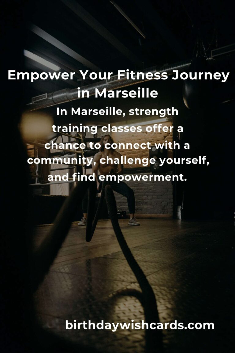 Discover the Best Strength Training Classes in Marseille for 2025: Elevate Your Fitness Journey