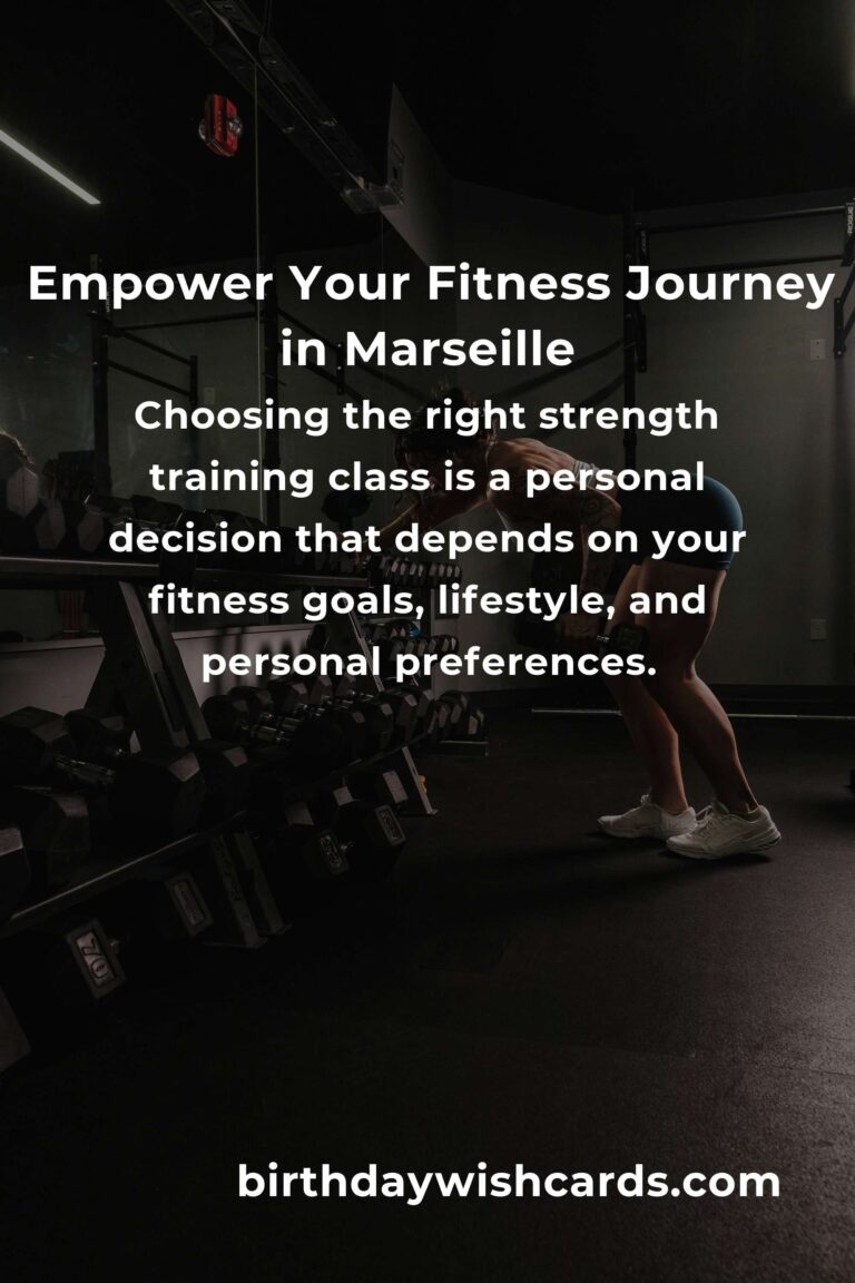 Discover the Best Strength Training Classes in Marseille for 2025: Elevate Your Fitness Journey