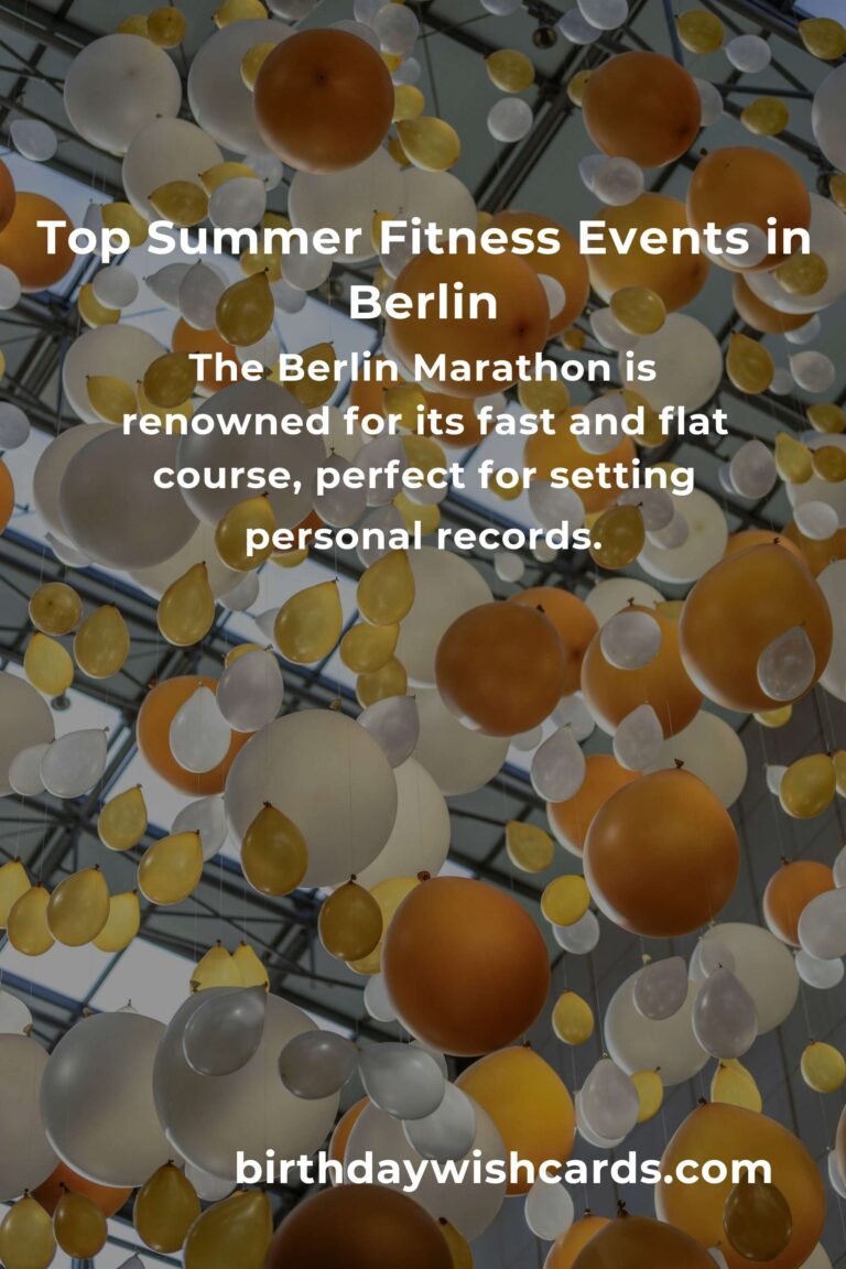 Discover the Best Summer Events in Berlin for Fitness Enthusiasts