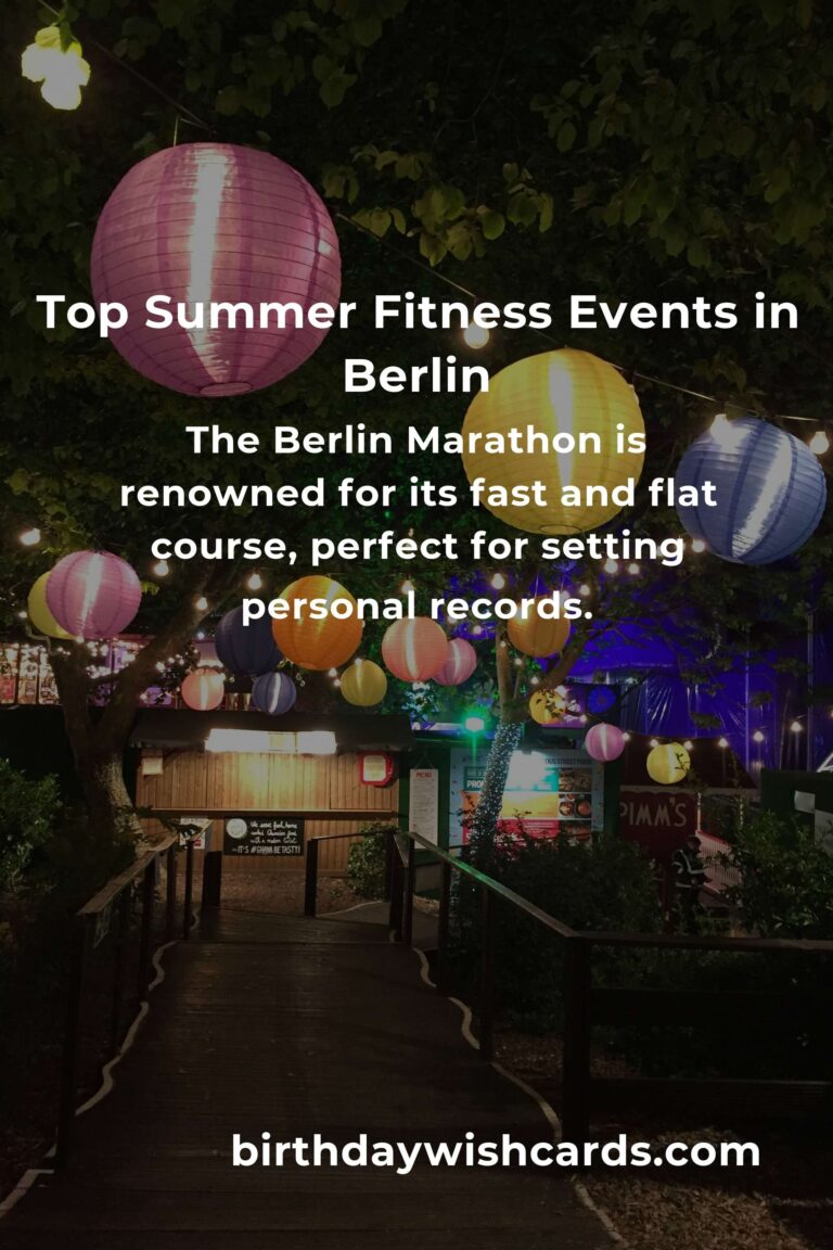 Discover the Best Summer Events in Berlin for Fitness Enthusiasts