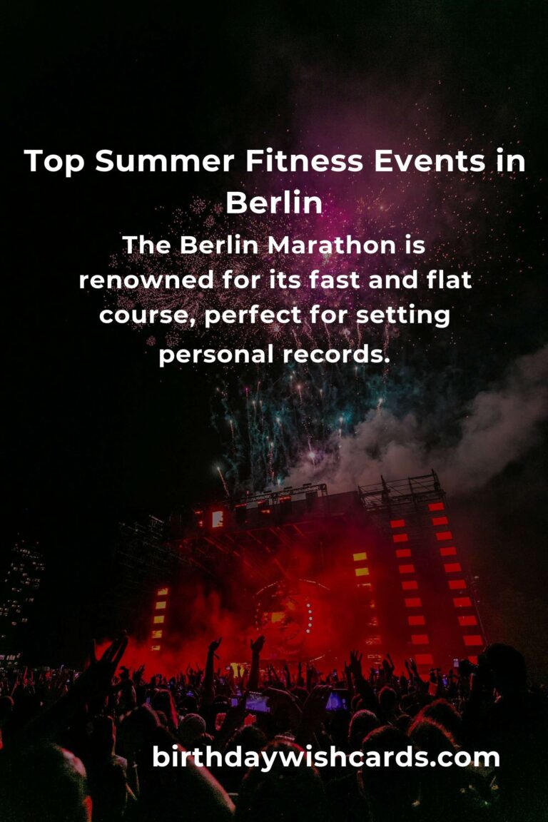 Discover the Best Summer Events in Berlin for Fitness Enthusiasts