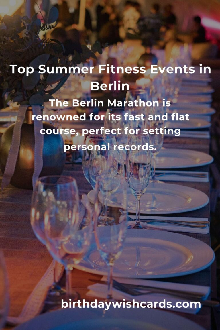 Discover the Best Summer Events in Berlin for Fitness Enthusiasts